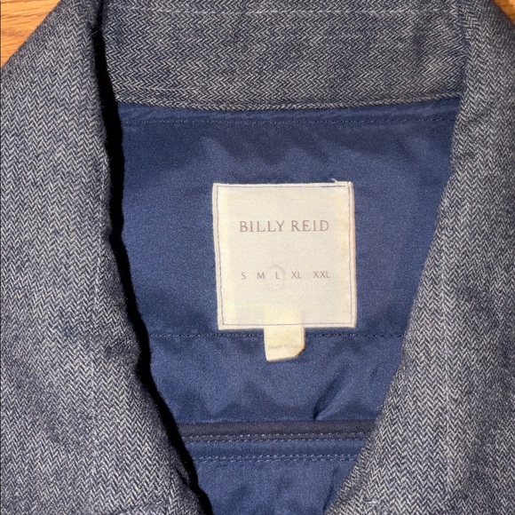 Billy Reid Men’s Saint Bernard Quilted Italian Brass Snap Button Jacket Large - Picture 5 of 10